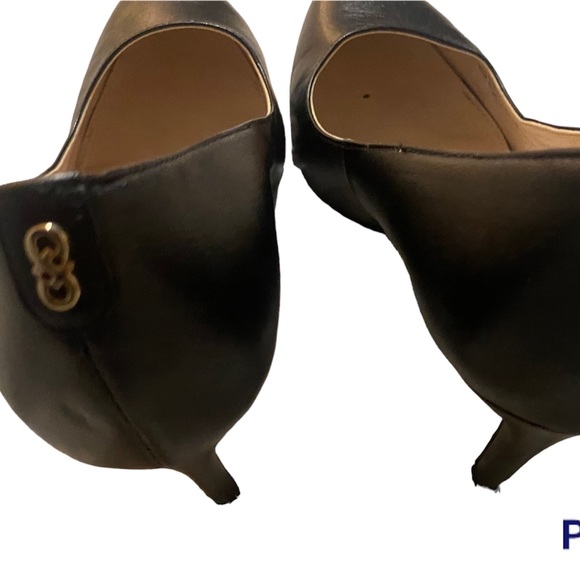 COLE HAAN classic black leather pumps heels size 7B NWOB - Picture 3 of 4